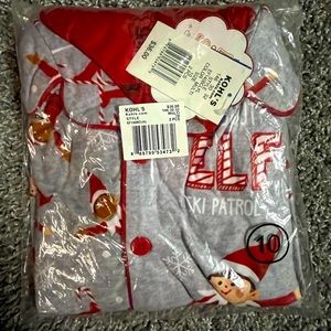 Boys size 10 2pc button down pjs